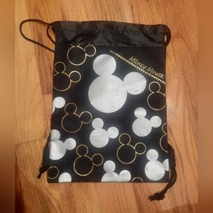 NEW Disney -‎ MICKEY MOUSE Backpack! Black Silver
